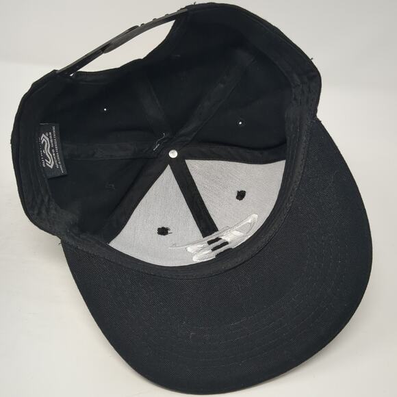 Bodybuilding Snapback Cap Black One Size Adjustable Embroidered Wicked Wear - Picture 7 of 10